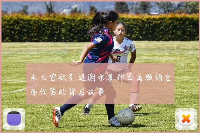 米兰曾欲引进谢尔基却因高额佣金而作罢的背后故事